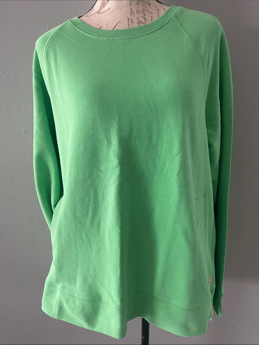 Lilly Pulitzer Women’s Green Crewneck Sweater - Casual Pullover